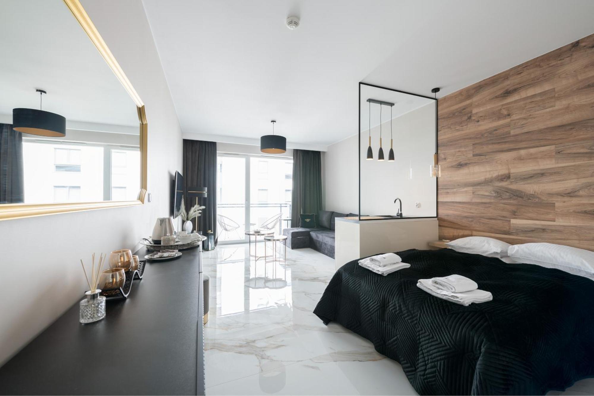 Bastion Walowa City Center By Downtown Apartments กดัญสก์ ห้อง รูปภาพ